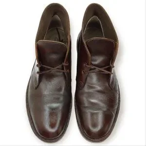 Clarks Desert Chukka Boots Size 10.5M Brown Leather Lace Up Classic Clarks Brown Leather Chukka Desert Boots Size 10.5 M | eBay main image 2